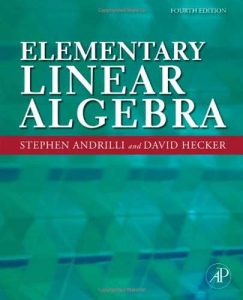 Álgebra Lineal Elemental 4 Edición David Hecker - PDF | Solucionario