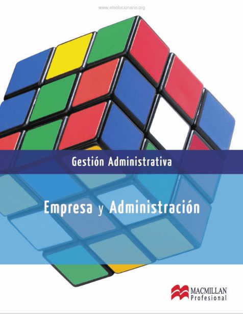 Empresa y Administración: Gestión Administrativa 1 Edición Jaime Antón PDF
