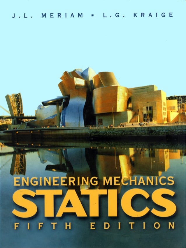 Mecánica Para Ingenieros: Estática 5 Edición J. L. Meriam PDF