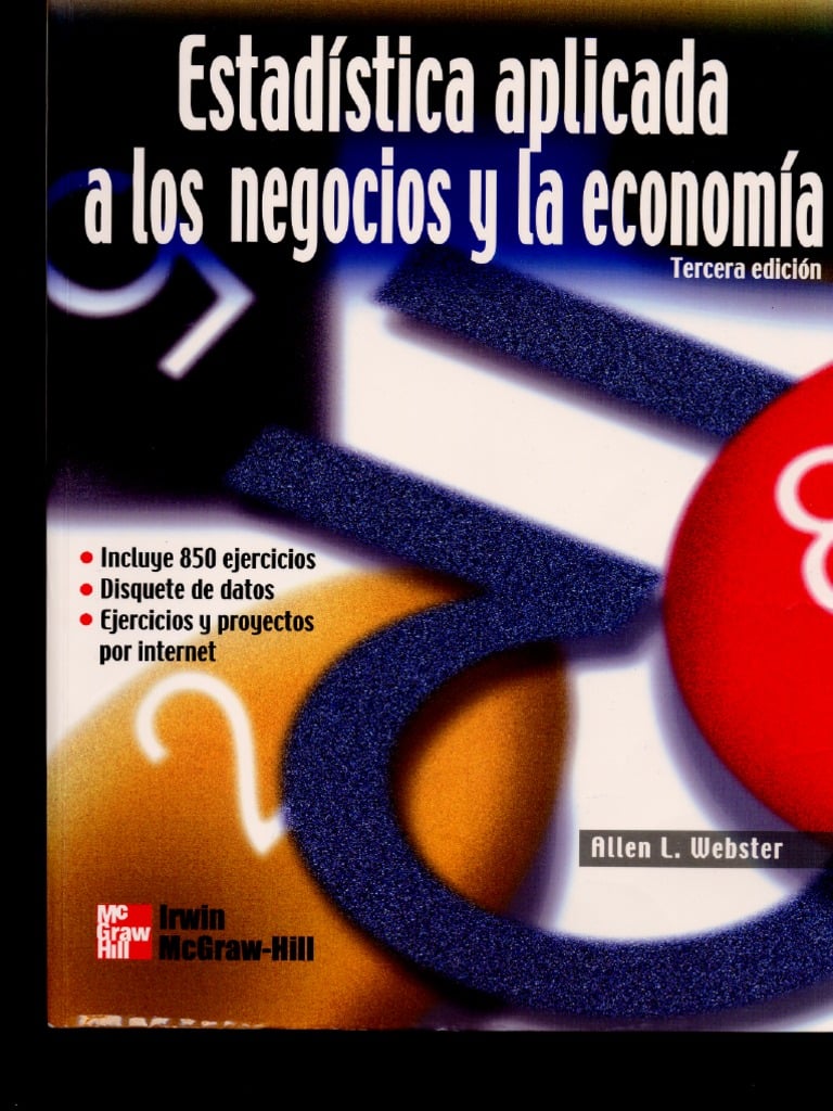 Estadística Aplicada para los Negocios y la Economía 3 Edición Allen L. Webster PDF