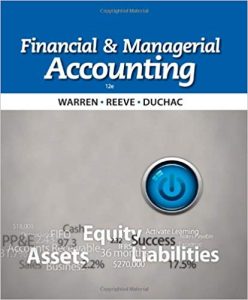 Financial and Managerial Accounting 12 Edición Carl S. Warren - PDF | Solucionario