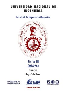 Física III: Teoría y Problemas Edición 2013 Universidad Nacional de Ingeniería - PDF | Solucionario