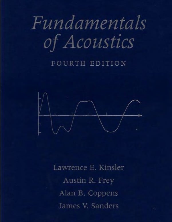 Fundamentals of Acoustics 4 Edición Lawrence E. Kinsler PDF