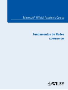 Fundamentos de Redes 1 Edición Microsoft Official Academic Course - PDF | Solucionario