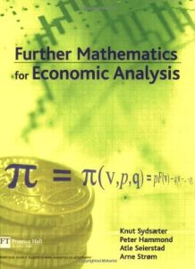Further Mathematics for Economic Analysis 1 Edición Knut Sydsaeter - PDF | Solucionario
