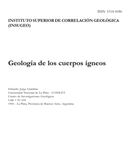 Geologia de los Cuerpos Igneos 1 Edición CONICET - PDF | Solucionario