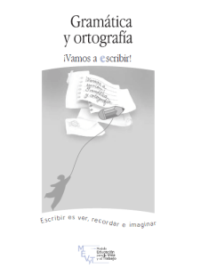 Gramática y Ortografía ¡Vamos a Escribir! 1 Edición Margarita P. Sierra - PDF | Solucionario