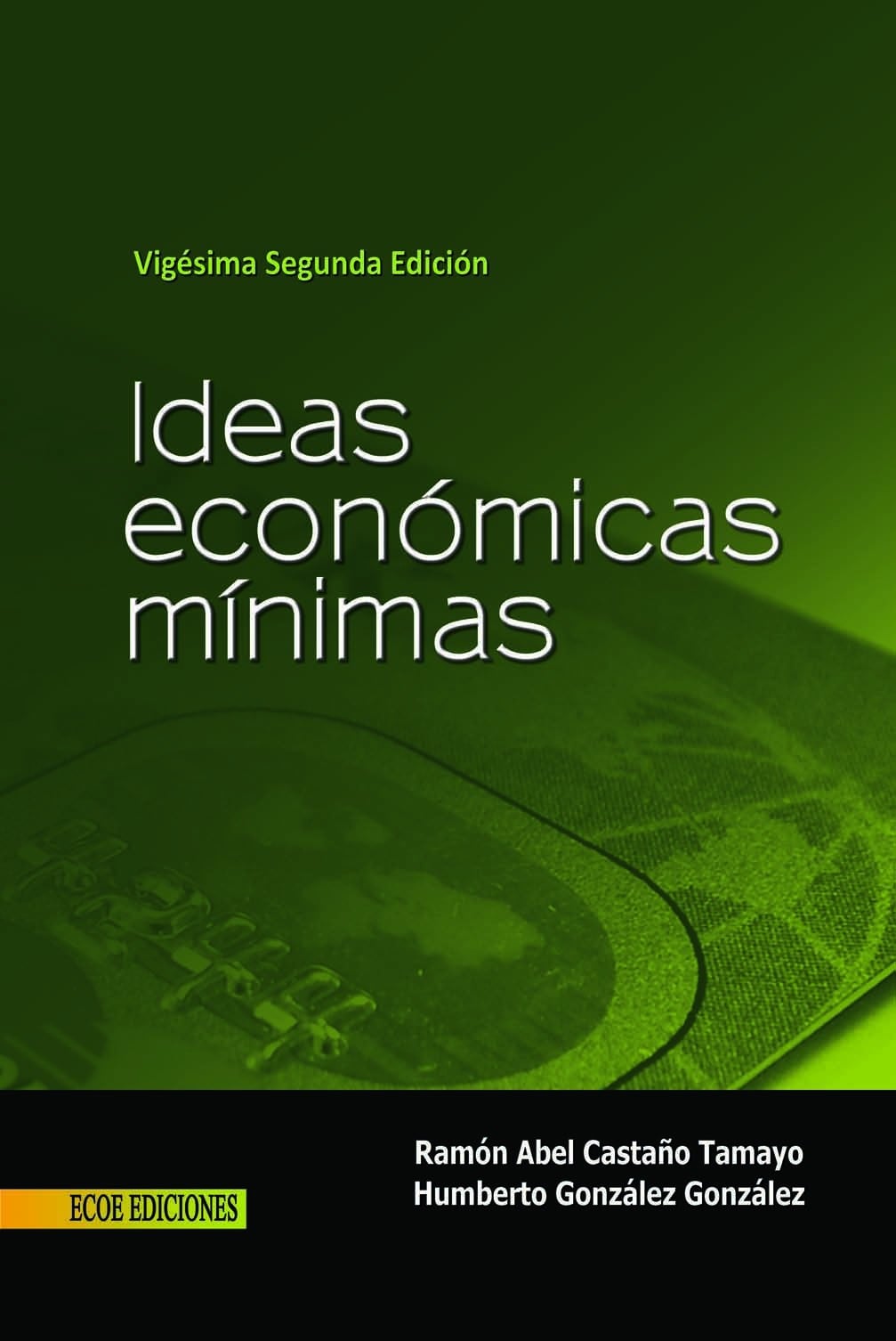Ideas Económicas Mínimas 22va Edición Ramón A Castaño PDF