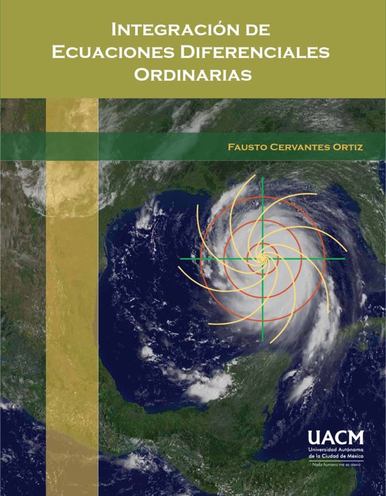 Integración de Ecuaciones Diferenciales Ordinarias 1 Edición Fausto Cervantes PDF