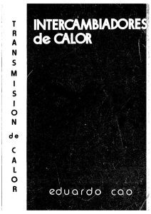 Intercambiadores de Calor 2 Edición Eduardo Cao - PDF | Solucionario