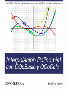 Interpolacion Polinomial 1 Edición Walter Mora - PDF | Solucionario