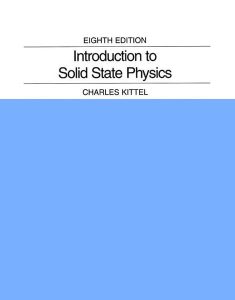 Introducción a la Física de Estado Sólido 3 Edición Charles Kittel - PDF | Solucionario