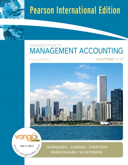 Introduction to Management Accounting 14 Edición Charles T. Horngren PDF