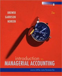 Introduction to Managerial Accounting 5 Edición Peter Brewer - PDF | Solucionario