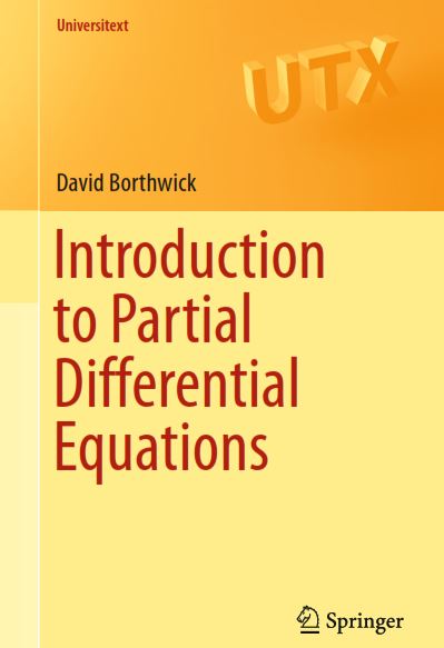 Introduction to Partial Differential Equation 1 Edición David Borthwick PDF