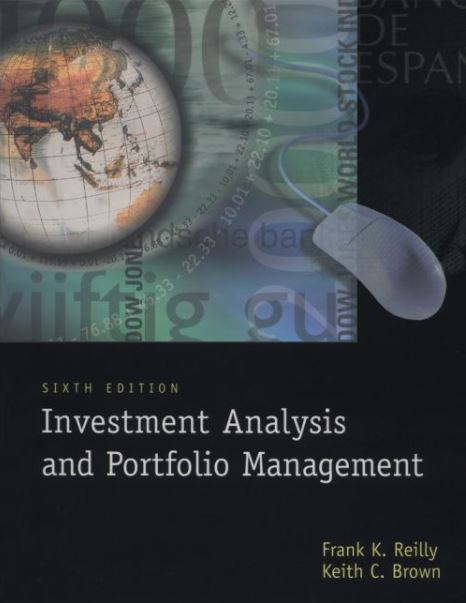 Investment Analysis & Portfolio Management 6 Edición Frank K. Reilly ...