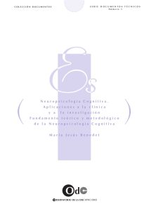 La Neuropsicología Cognitiva 1 Edición María Jesús Benedet - PDF | Solucionario