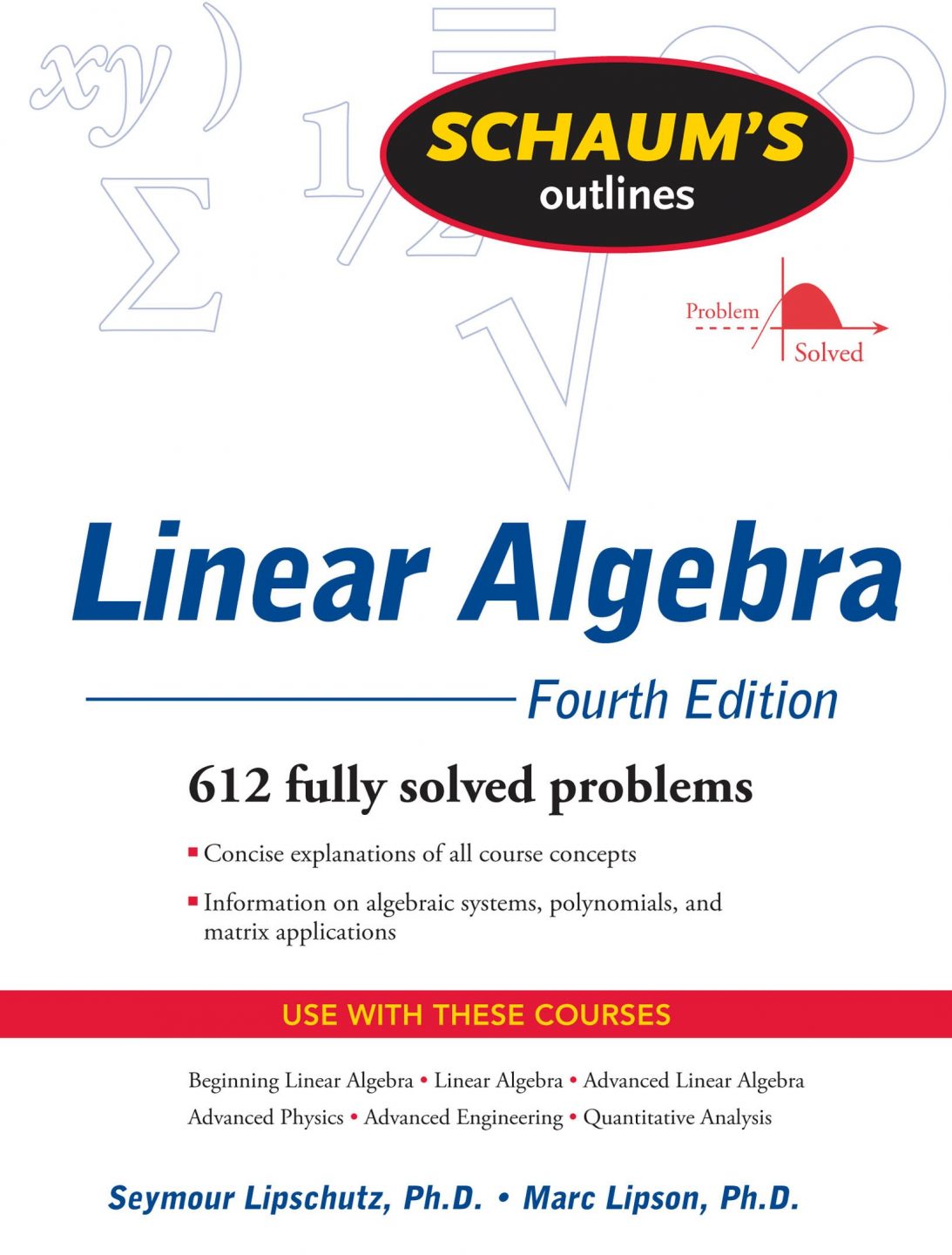 Linear Algebra (Schaum) 4 Edición Seymour Lipschutz PDF