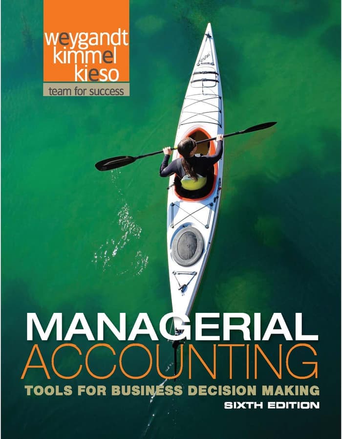Managerial Accounting 6 Edición Donald E. Kieso PDF