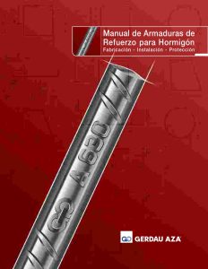 Manual de Armaduras de Refuerzo para Hormigón 1 Edición Carlos Rondon - PDF | Solucionario