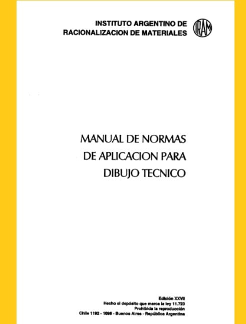 Manual de Normas de Aplicación para Dibujo Técnico 27va Edición IRAM PDF