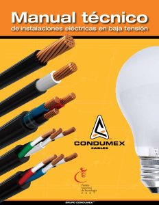 Manual Técnico de Instalaciones Eléctricas en Baja Tensión 1 Edición CONDUMEX - PDF | Solucionario
