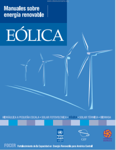 Manuales de Energía Renovable: Eólica 1 Edición FOCER - PDF | Solucionario