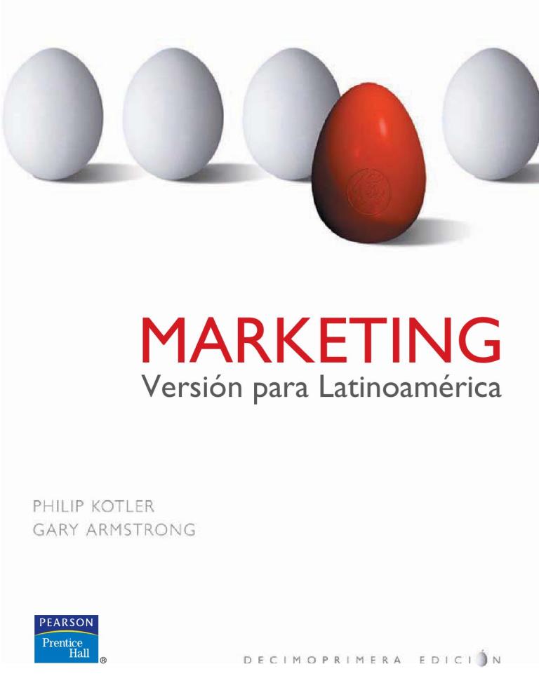 Marketing: Versión para Latinoamérica 11 Edición Gary Armstrong PDF