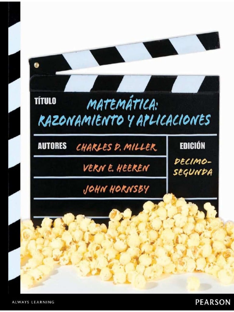 Matemática: Razonamiento y Aplicaciones 12 Edición Charles Miller PDF