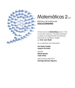 Matemáticas 2 ESO 1 Edición Ana María Gaztelu - PDF | Solucionario