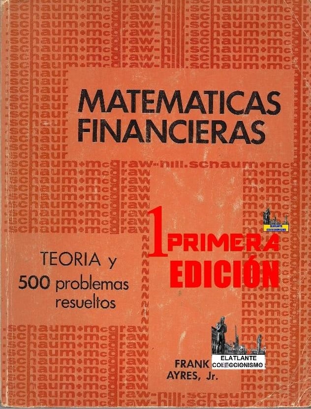 Matemáticas Financieras (Schaum) 1 Edición Frank Ayres PDF