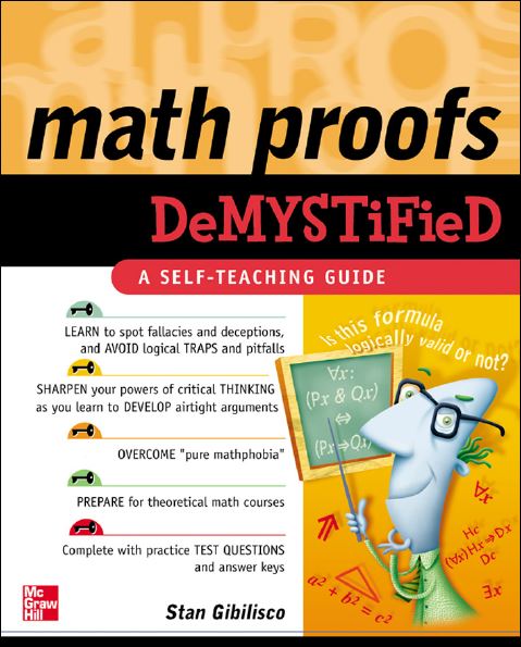 Math Proofs Demystified 1 Edición Stan Gibilisco PDF