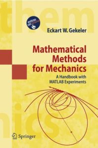 Mathematical Methods for Mechanics 1 Edición Eckart W. Gekeler - PDF | Solucionario