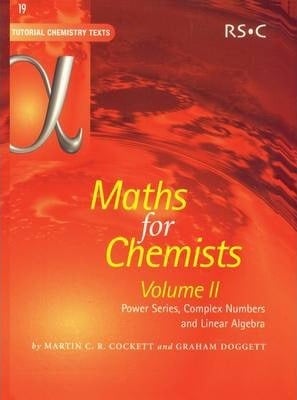 Maths for Chemists: Volume 2, Martin C.R. Cockett, Graham Doggett 1 Edición Martin C.R. Cockett PDF
