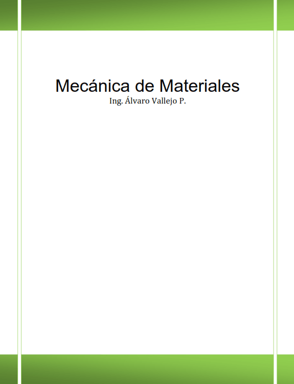 Mecánica de Materiales 1 Edición Álvaro Vallejo PDF