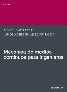 Mecánica de Medios Continuos para Ingenieros 2 Edición Xavier Oliver Olivella - PDF | Solucionario