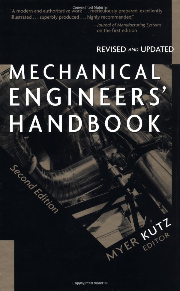 Mechanical Engineer’s Handbook 2 Edición Myer Kutz PDF