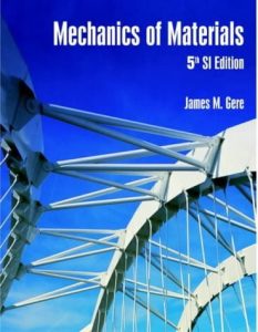 Mecánica de Materiales 5 Edición James Gere - PDF | Solucionario