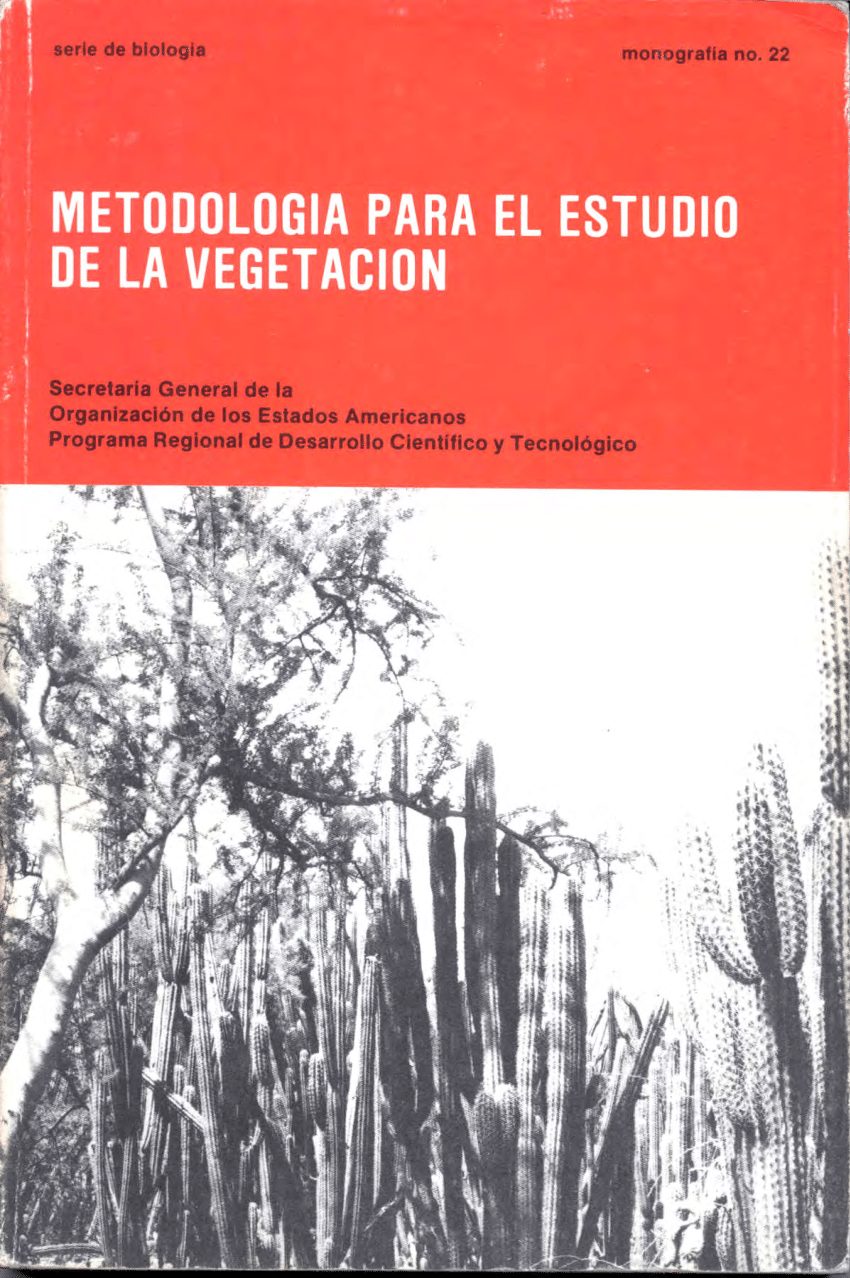 Metodología para el Estudio de la Vegetación 1 Edición Silvia D. Matteucci PDF