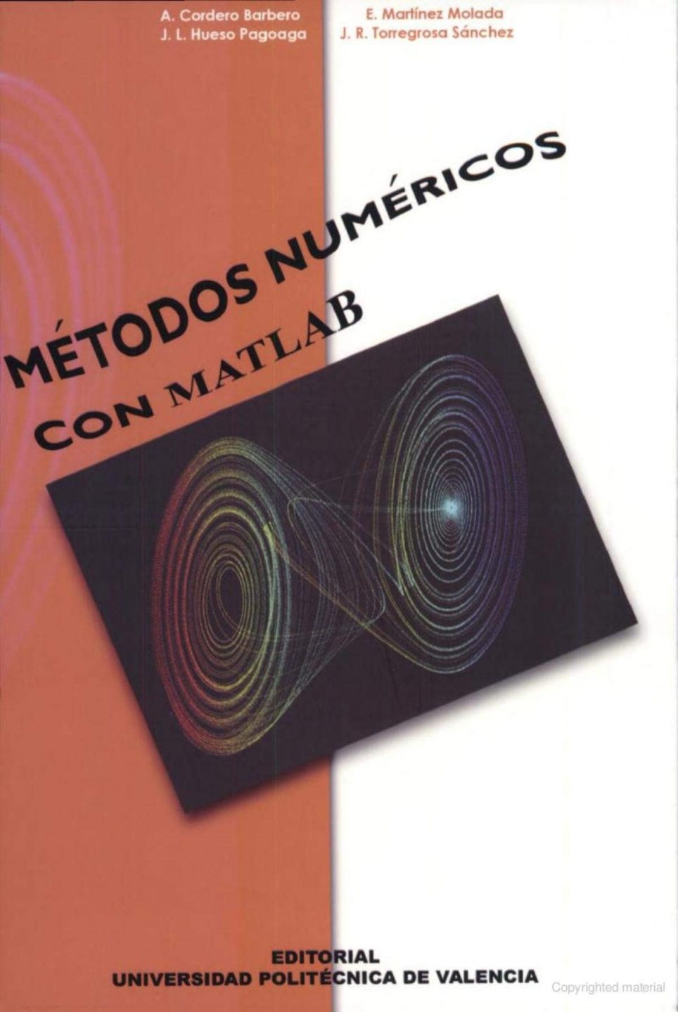 Métodos Numéricos con Matlab 1 Edición A. Cordero PDF