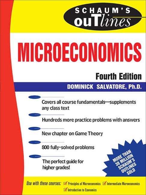 Microeconomics (Schaum’s Outline Series) 4 Edición Dominick Salvatore PDF