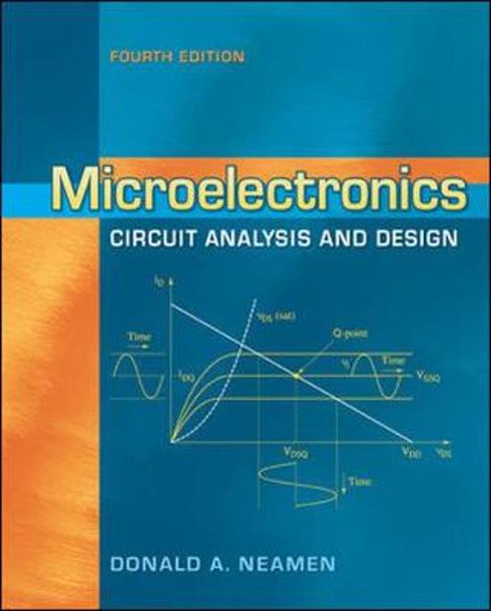Microelectrónica: Análisis y Diseño de Circuitos 4 Edición Donald A. Neamen PDF