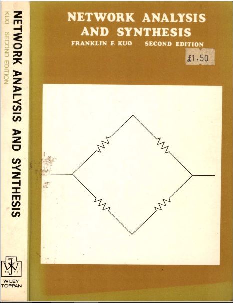 Network Analysis And Synthesis 2 Edición Franklin F. Kuo PDF