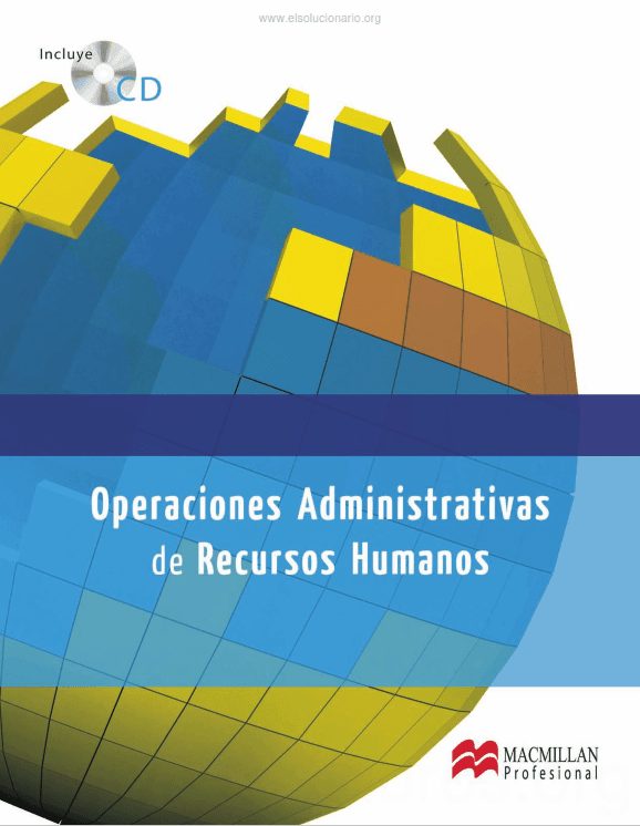 Operaciones Administrativas de Recursos Humanos 1 Edición Javier Tejedo PDF