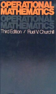 Operational Mathematics 3 Edición Ruel V. Churchill - PDF | Solucionario