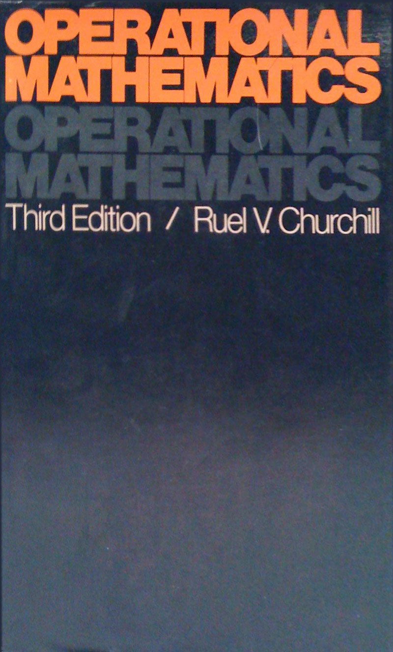 Operational Mathematics 3 Edición Ruel V. Churchill PDF