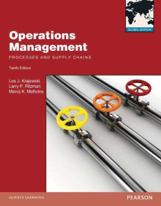 Operations Management Processes and Supply Chains 10 Edición Lee J. Krajewski - PDF | Solucionario