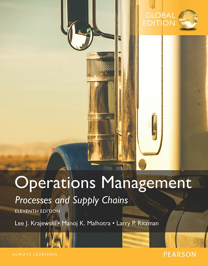 Operations Management Processes and Supply Chains 11 Edición Lee J. Krajewski PDF