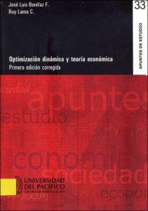 Optimización Dinámica y Teoría Económica 1 Edición José Luis Bonifaz F. - PDF | Solucionario