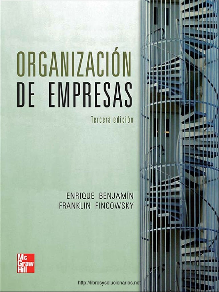 Organización de Empresas 3 Edición Enrique Benjamin PDF